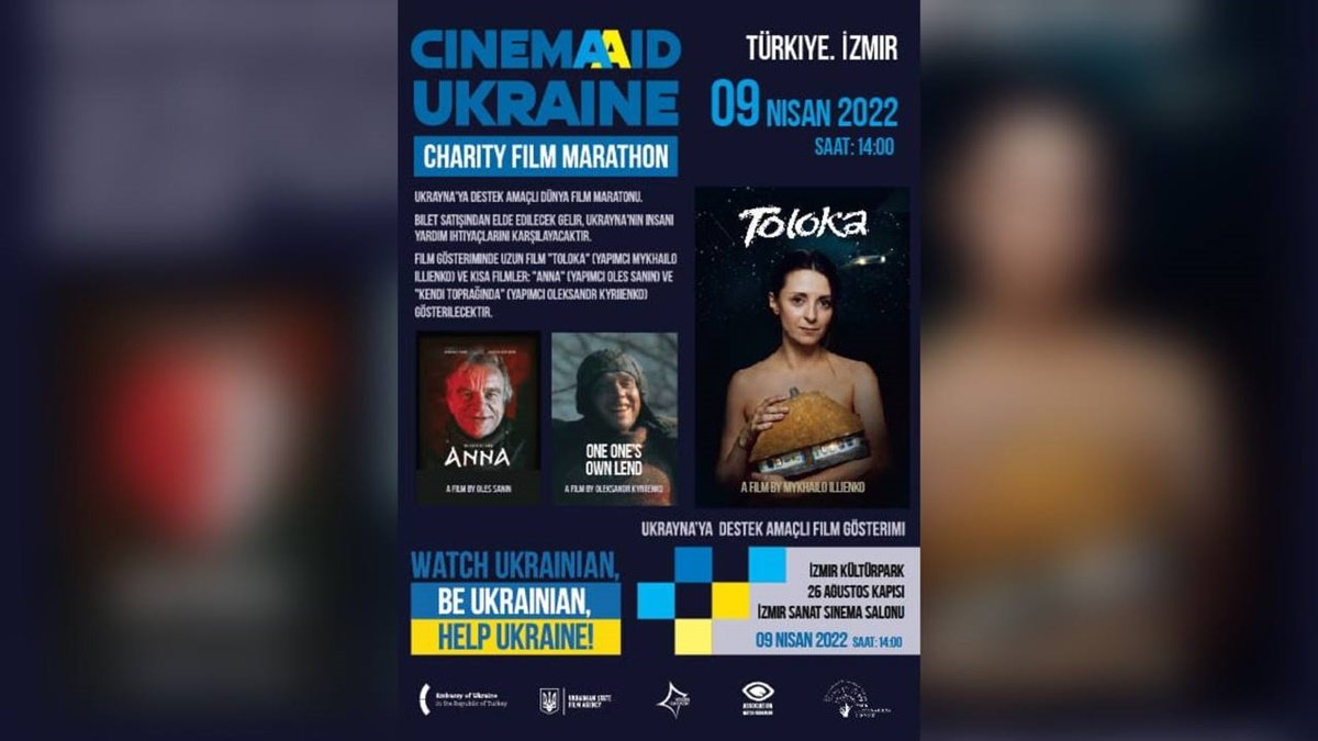 У Туреччині на благодійному кіномарафоні покажуть три українські фільми