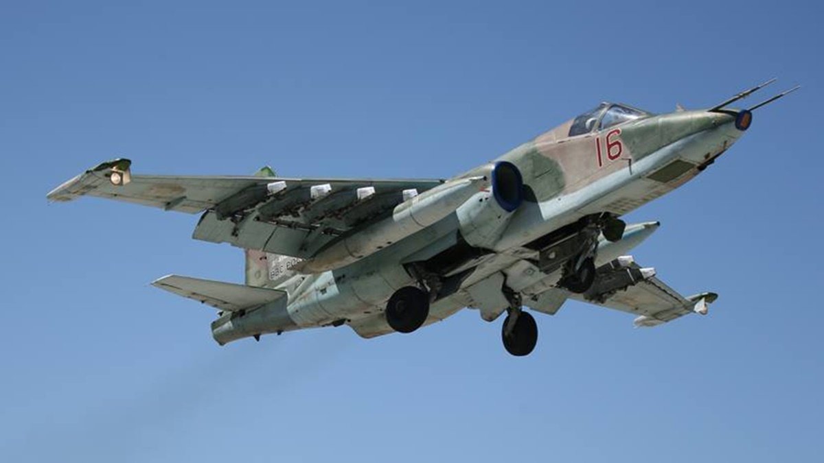 Юбилейная 300-я цель: украинские военные сбили российский штурмовик Су-25