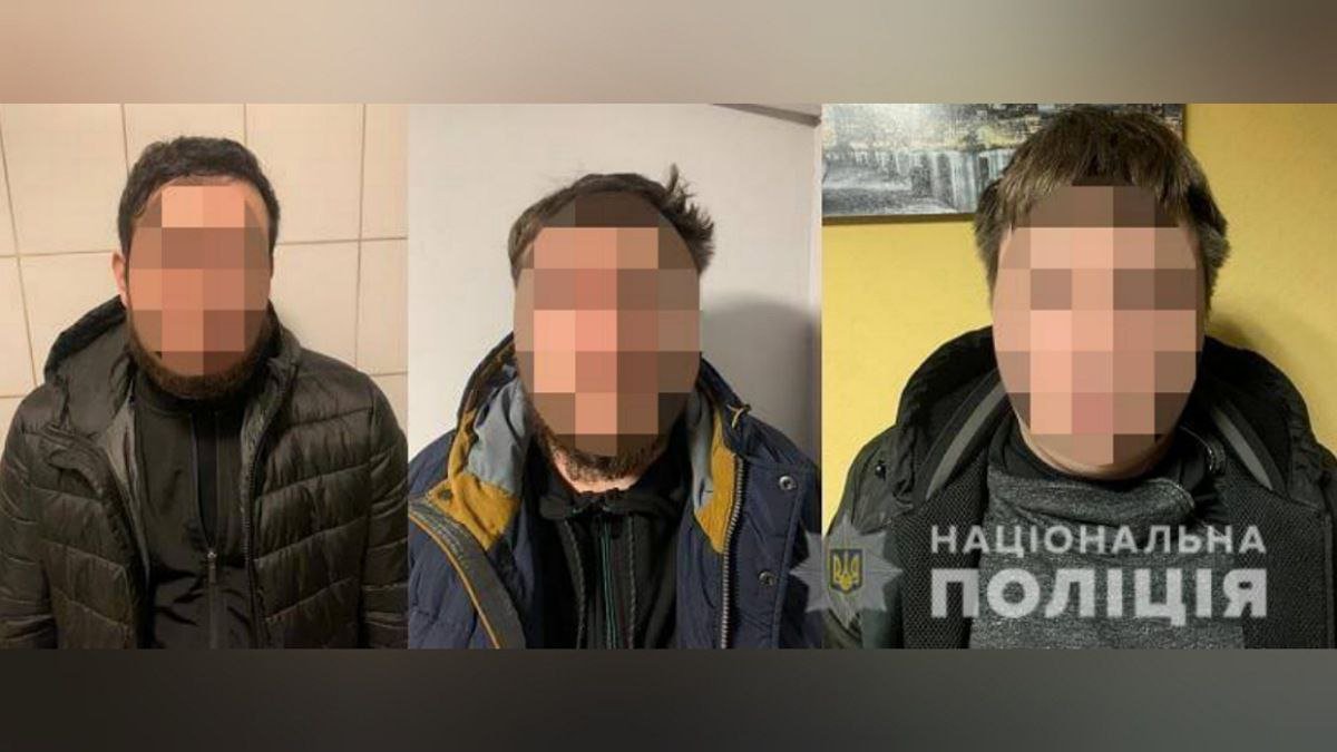 У Києві затримали трьох громадян рф, які переправляли в Україну диверсантів