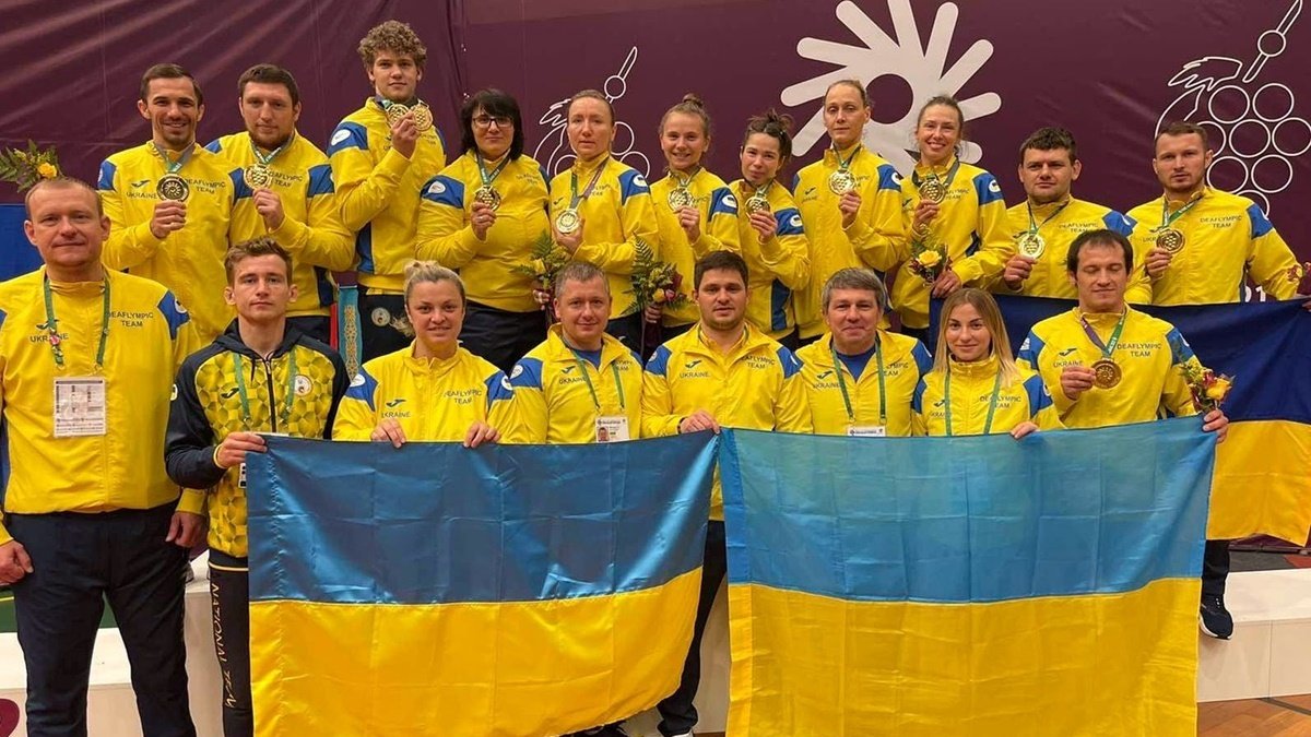 Збірна України четвертий день лідирує на Дефлімпійських іграх: спортсмени вибороли 46 медалей