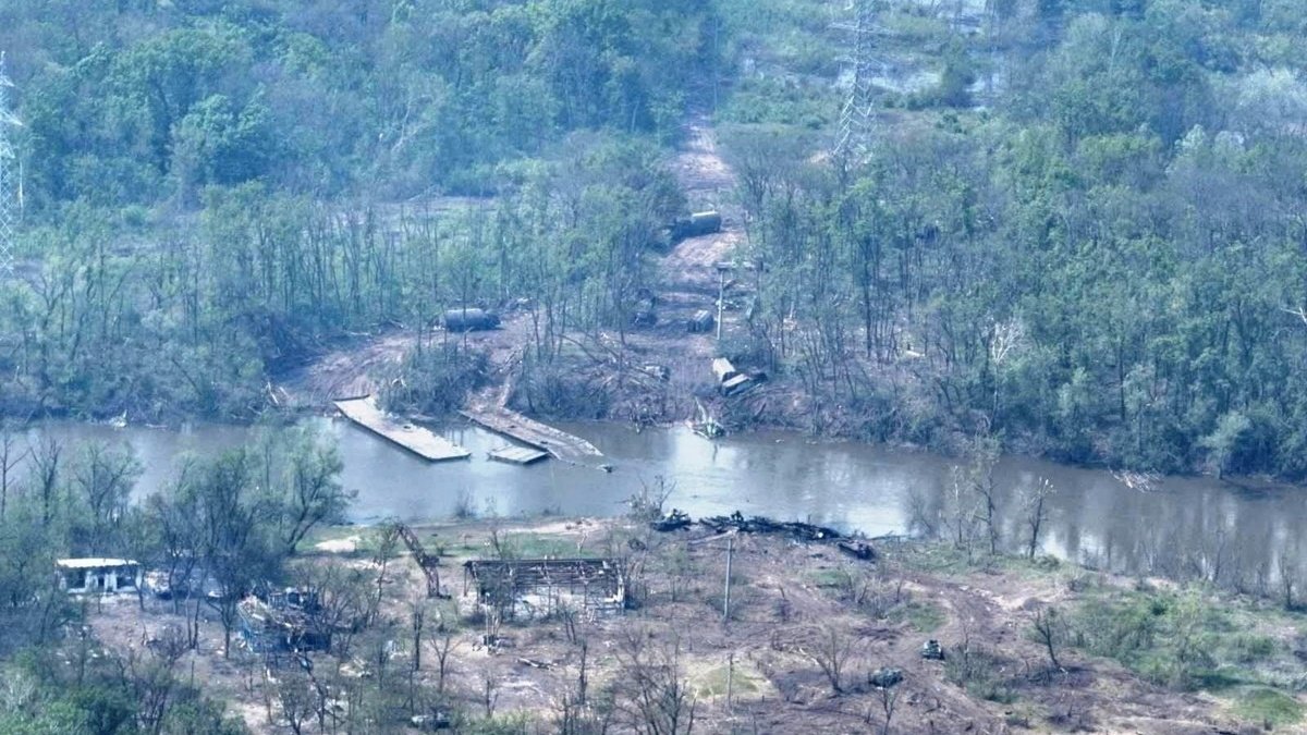 ВСУ уничтожили переправы оккупантов через реку Северский Донец в Луганской области