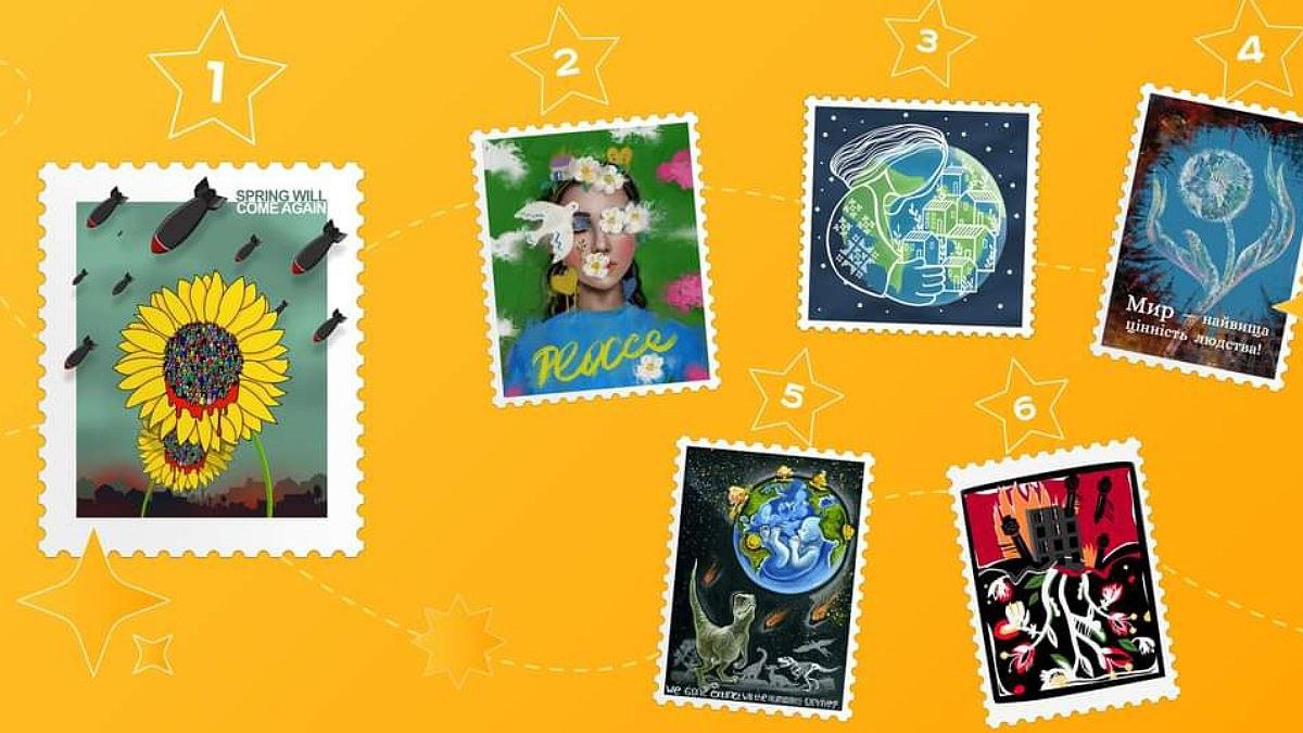 Украинцы выбрали дизайн новой почтовой марки «Мир – самая высокая ценность человечества!»: какой вариант победил