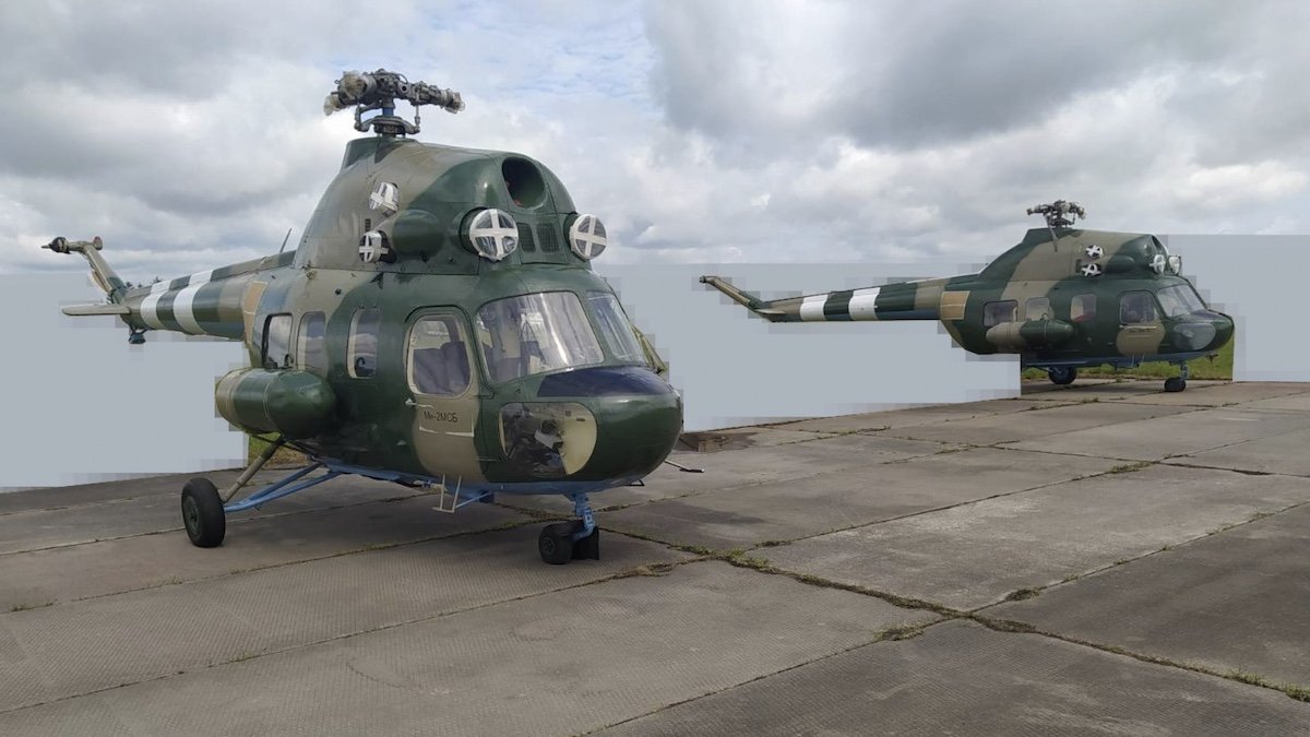 Украина получила четыре боевых вертолёта от Латвии