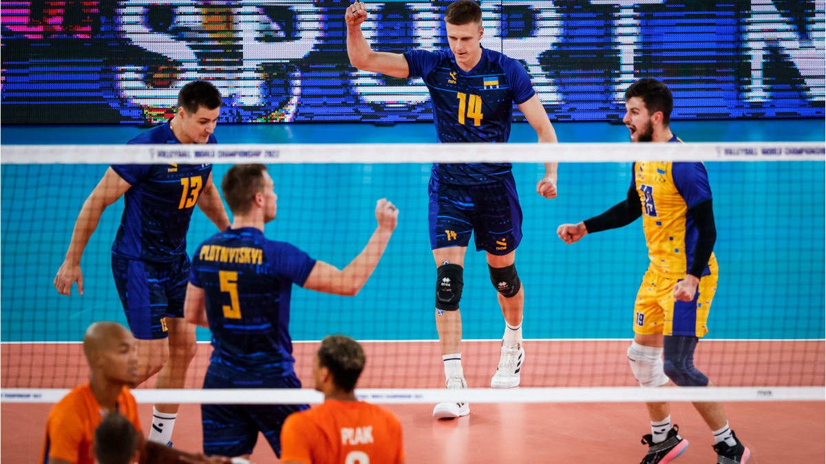 Сборная Украины обыграла Нидерланды и пробилась в четвертьфинал чемпионата мира по волейболу