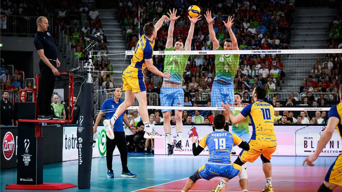 Сборная Украины в четвертьфинале чемпионата мира по волейболу уступила Словении