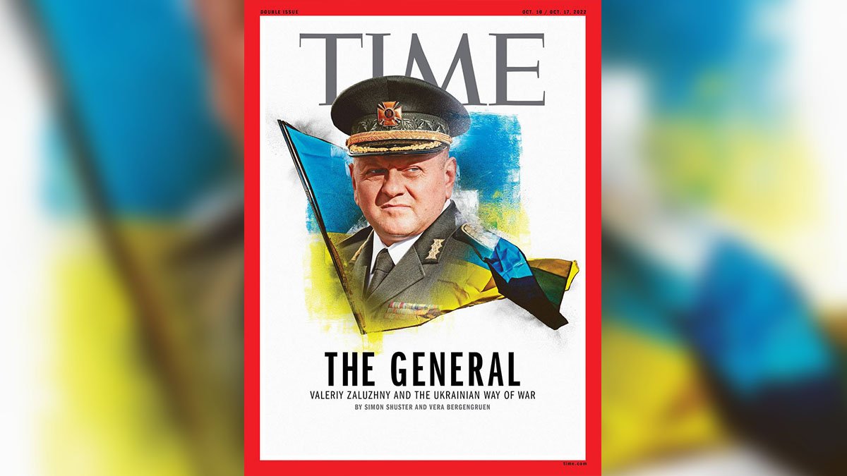 Залужний на обкладинці TIME: в американському журналі вийшов матеріал про головнокомандуючого ЗСУ