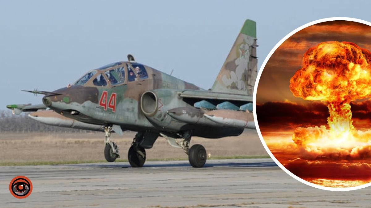 росія переобладнає білоруські літаки Су-25 під ядерну зброю