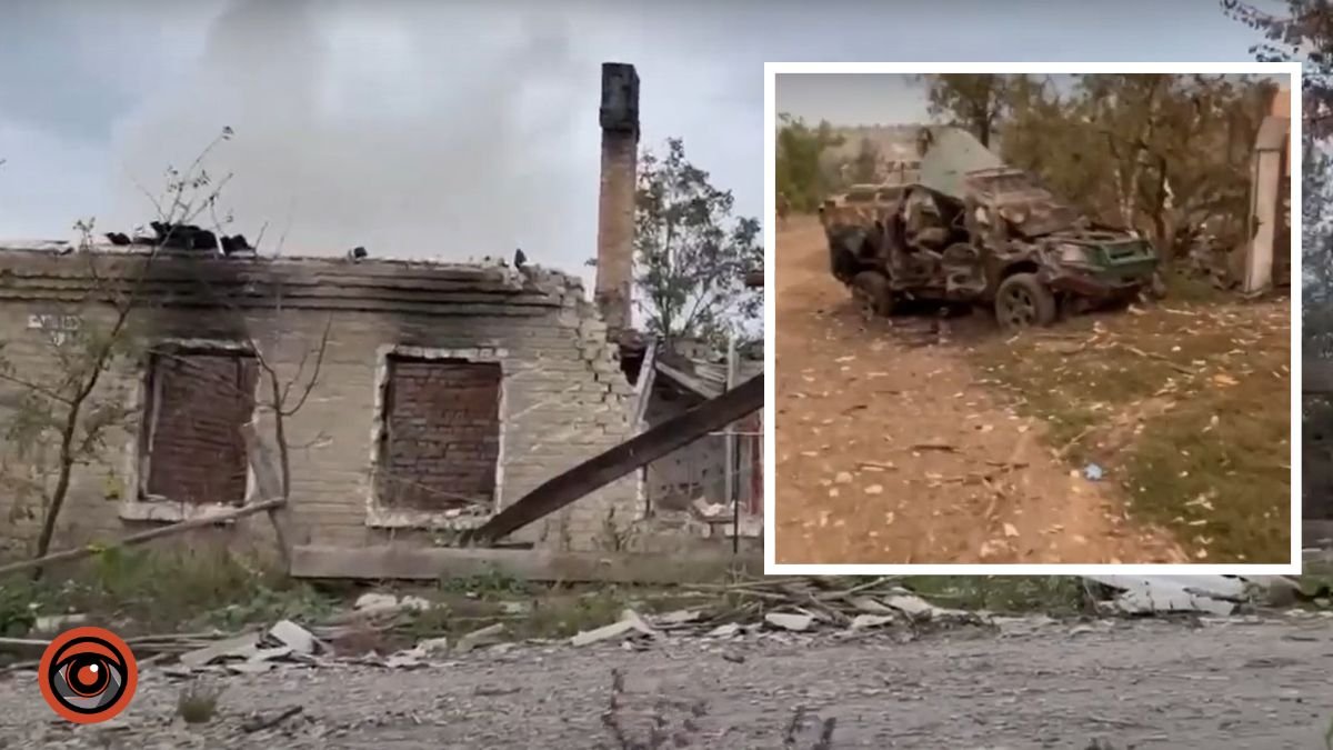 Українські військові показали, як виглядає зруйнована окупантами Білогорівка на Луганщині