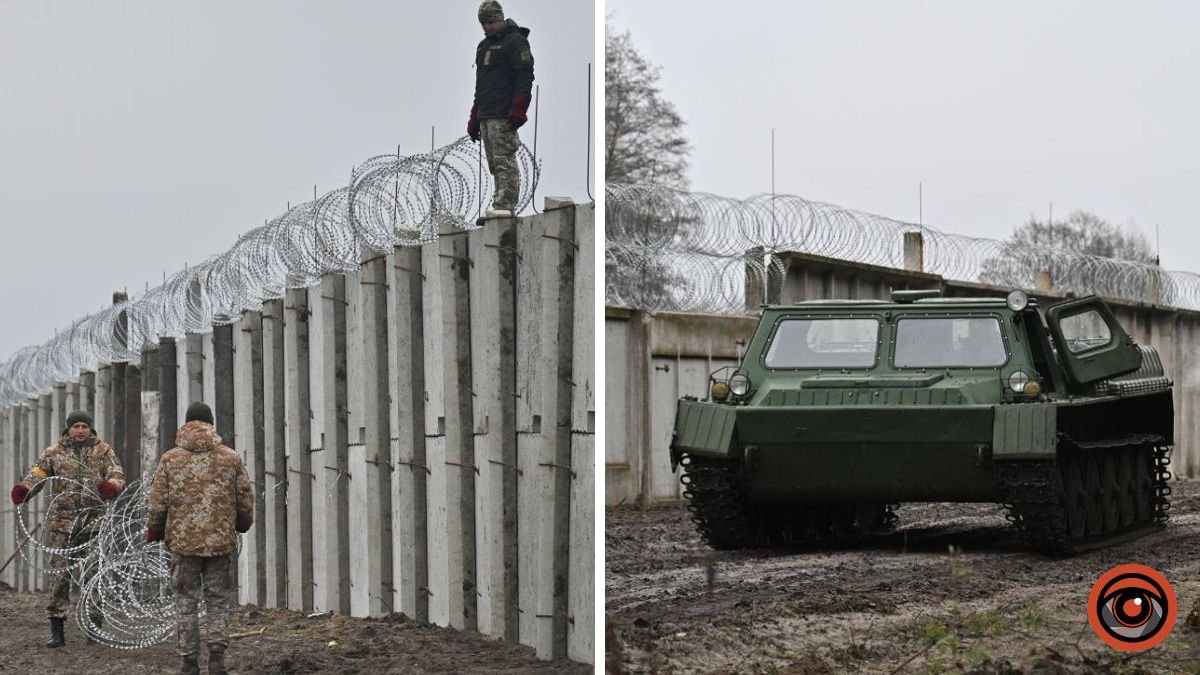 Украина строит стену на границе с беларусью