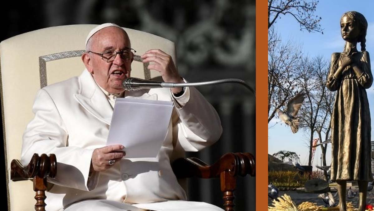Папа Римский сравнил войну в Украине со сталинским геноцидом