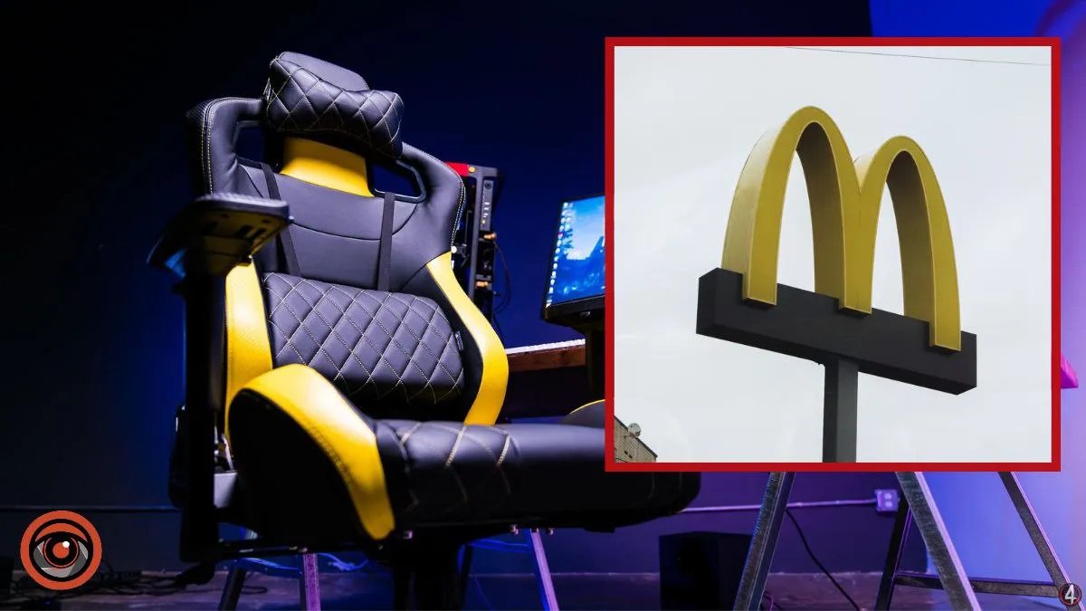 McDonald’s випустив геймерське крісло з підігрівом для бургерів: як воно виглядає