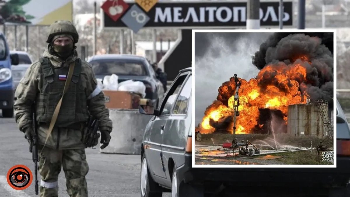 В окупованому Мелітополі пролунав вибух: росіяни перекрили дороги у центрі