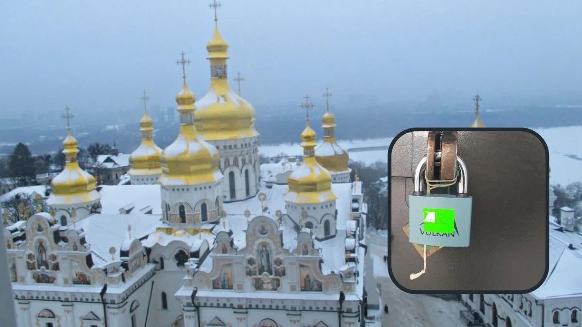 Закрыли на замок: УПЦ МП не продлили договор на пользование двумя церквями в Киево-Печерской лавре