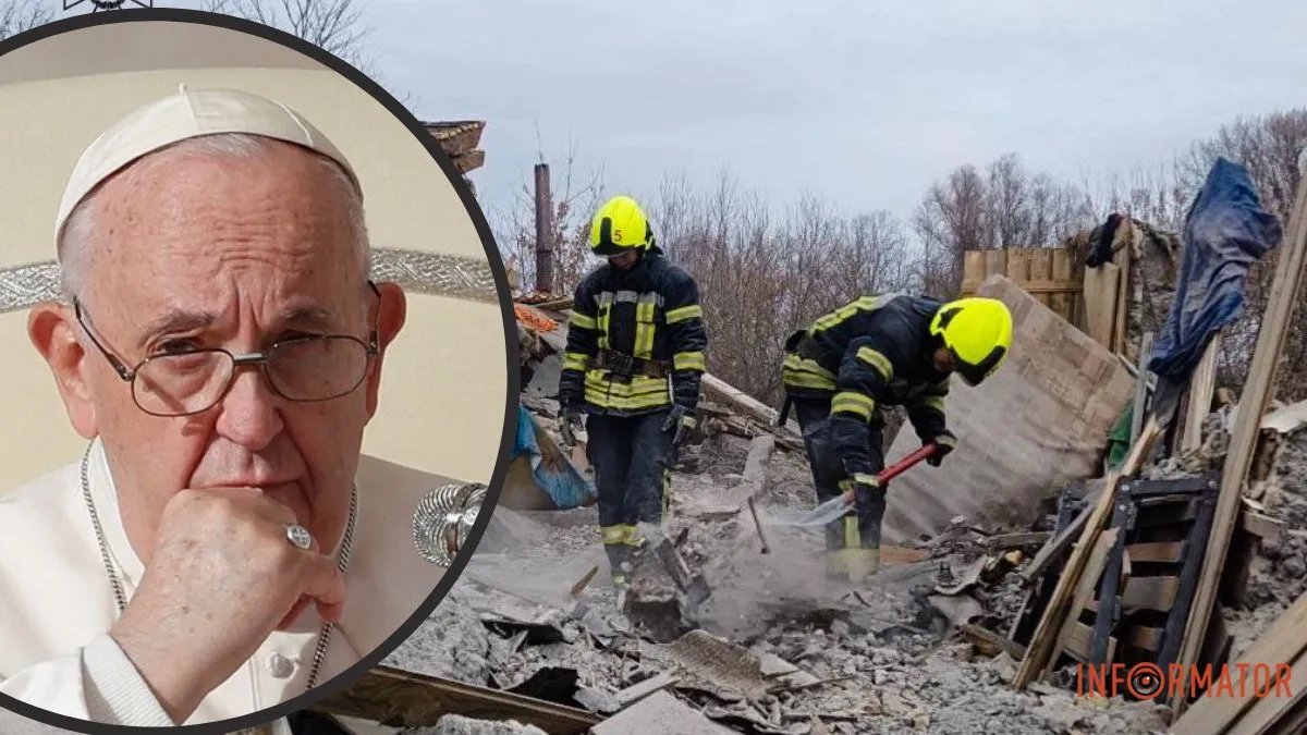 Папа Римський назвав війну в Україні "злочином проти Бога та людства"