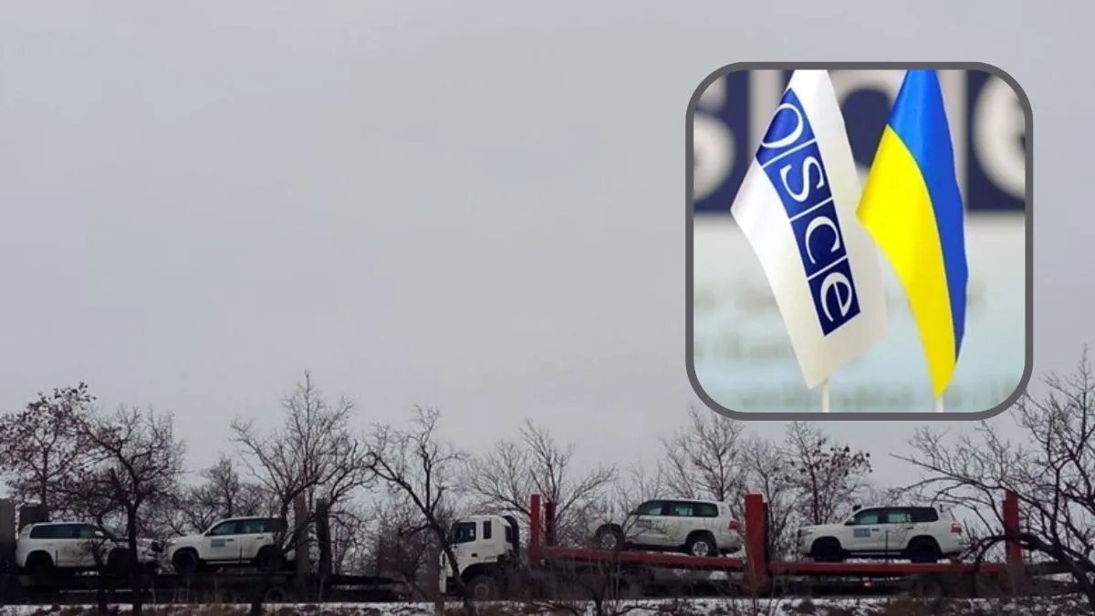 На Донбасі помітили машини з маркуванням ОБСЄ: організація прокоментувала знімки