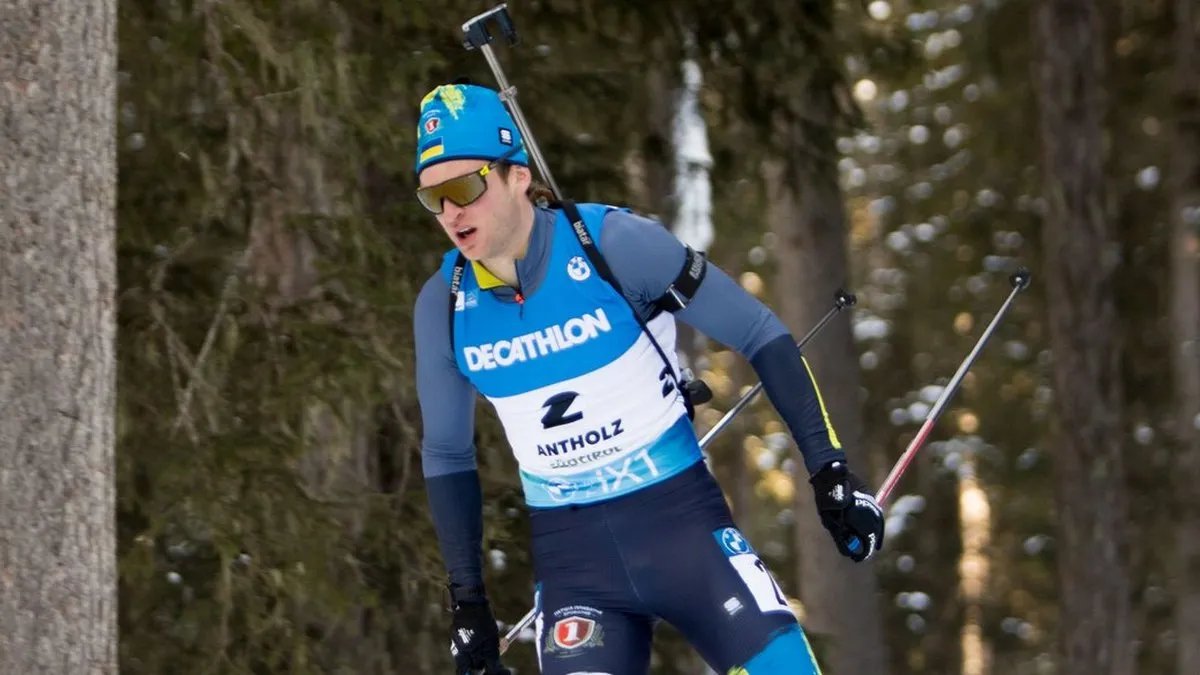 Чемпионат Европы по биатлону: Антон Дудченко занял второе место в гонке на 20 километров