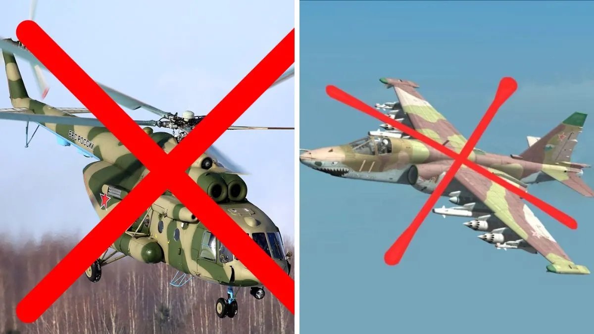 Захисники України знищили ворожий літак Су-25, гелікоптер Мі-8 та безпілотник типу «Суперкам»: зведення Генштабу