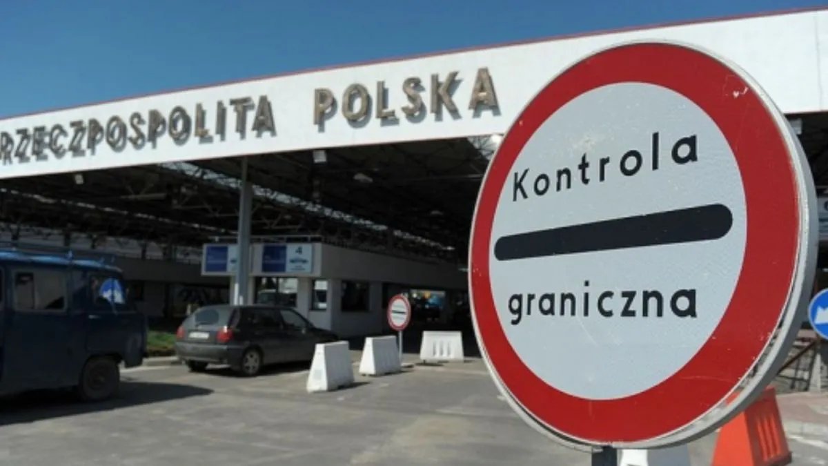 Польша ограничивает пропуск на границе с Беларусью