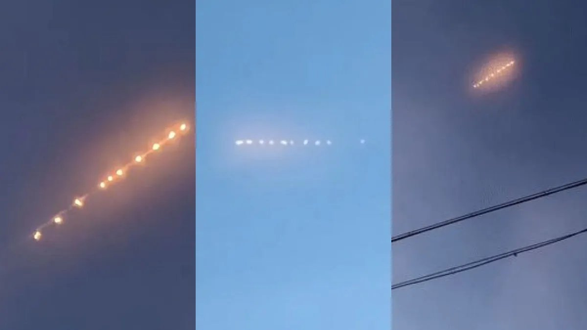 В небе над Китаем зафиксировали НЛО: фото