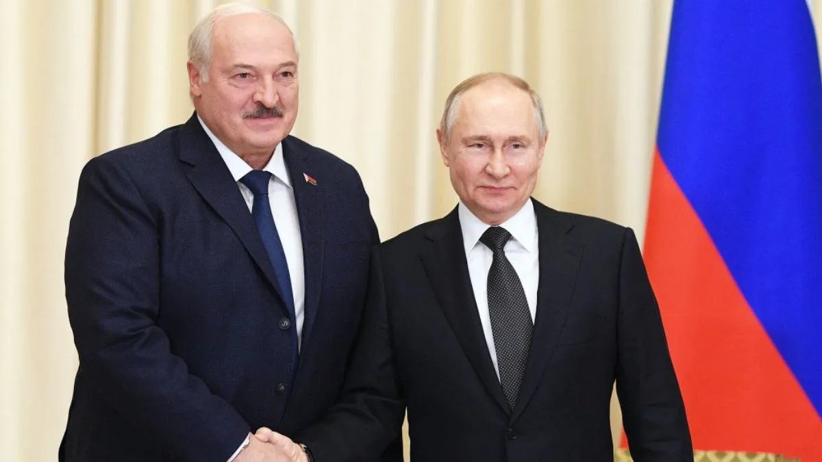 лукашенко и путин встретились в москве Обсуждают военное сотрудничество и «несостоятельность Запада»