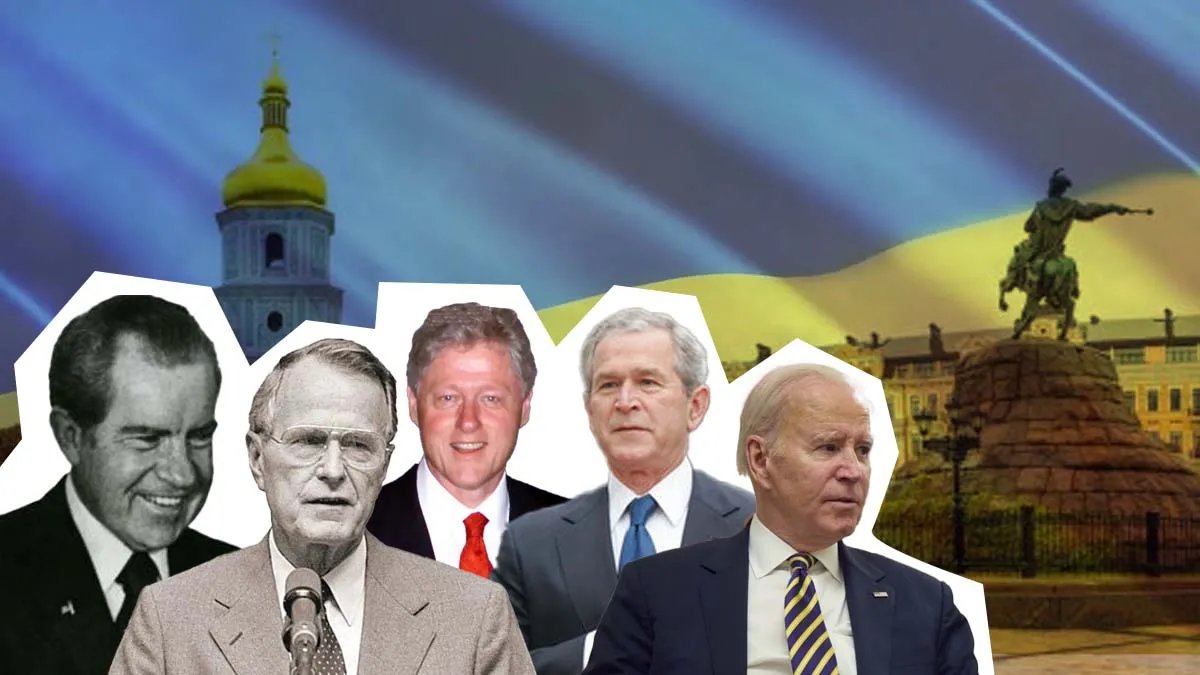 От «Котлеты по-киевски» до «Слава Украине!» — как президенты США посещали Украину