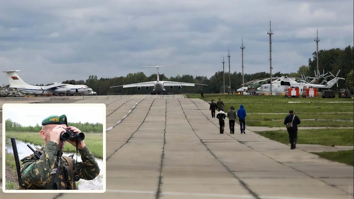 На аэродроме под Минском, где взлетают истребители, обстреливающие Украину, произошел "хлопок": поврежден самолет