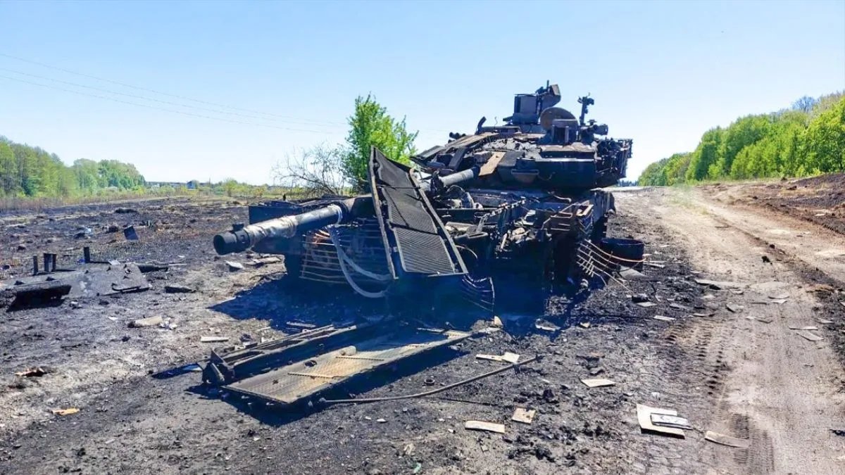 Знищений танк Т-90М