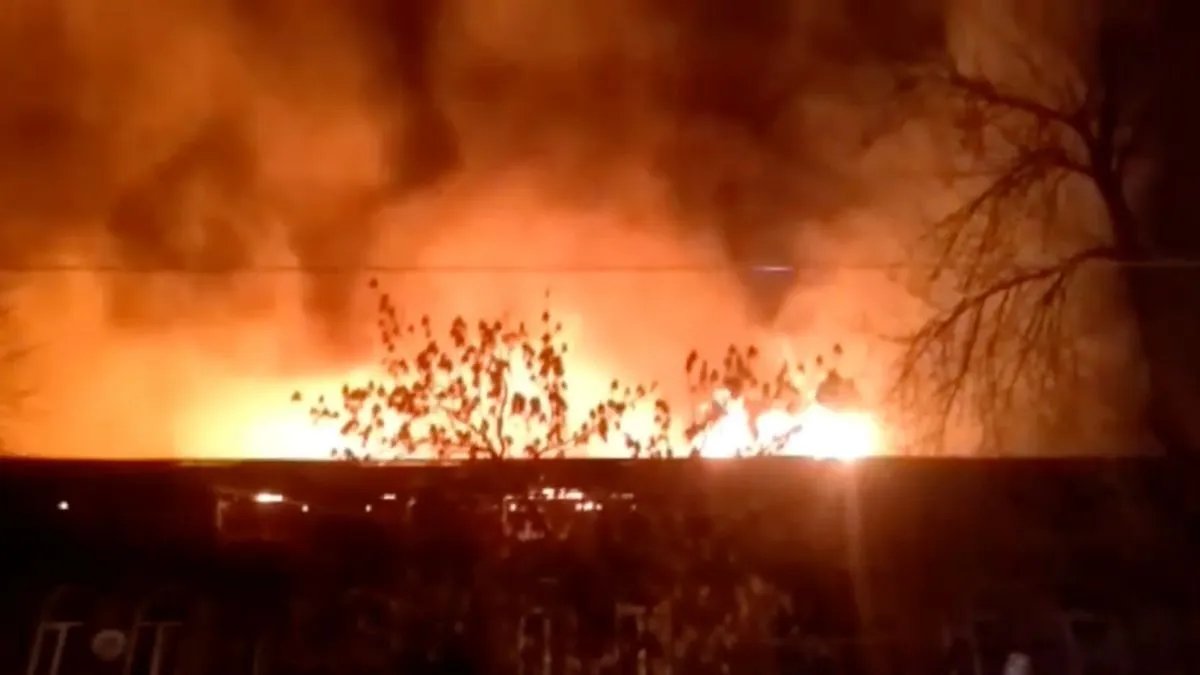 Пожар в Самаре