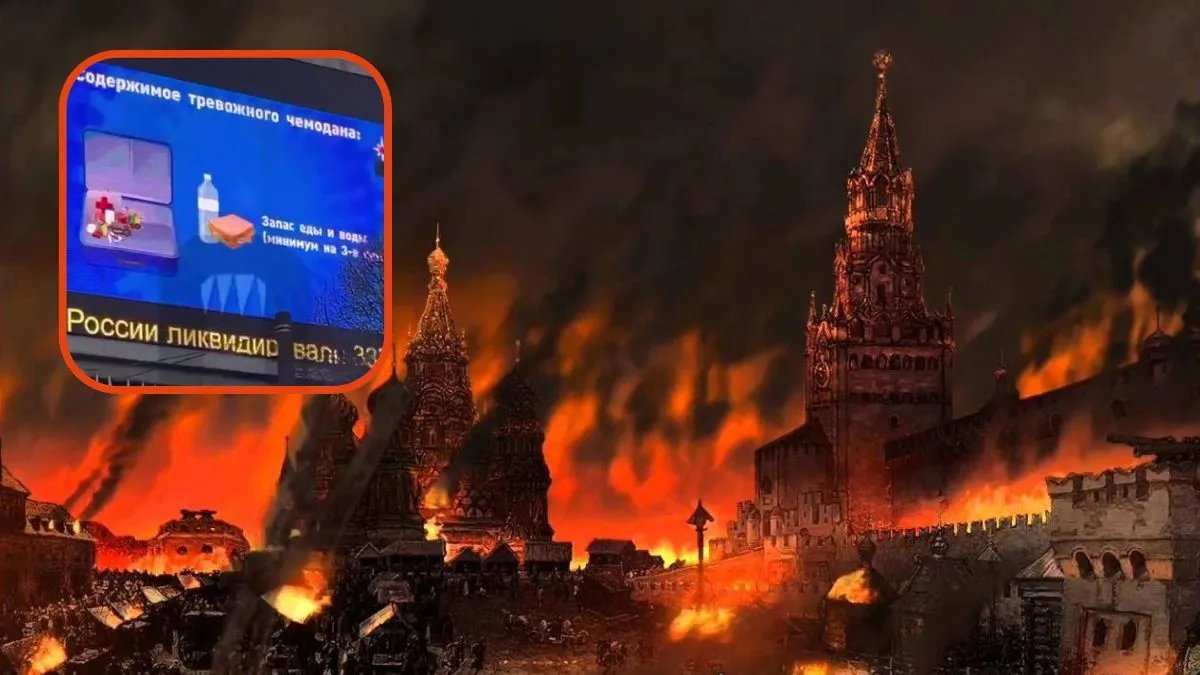 Москва горить - тривожна валіза