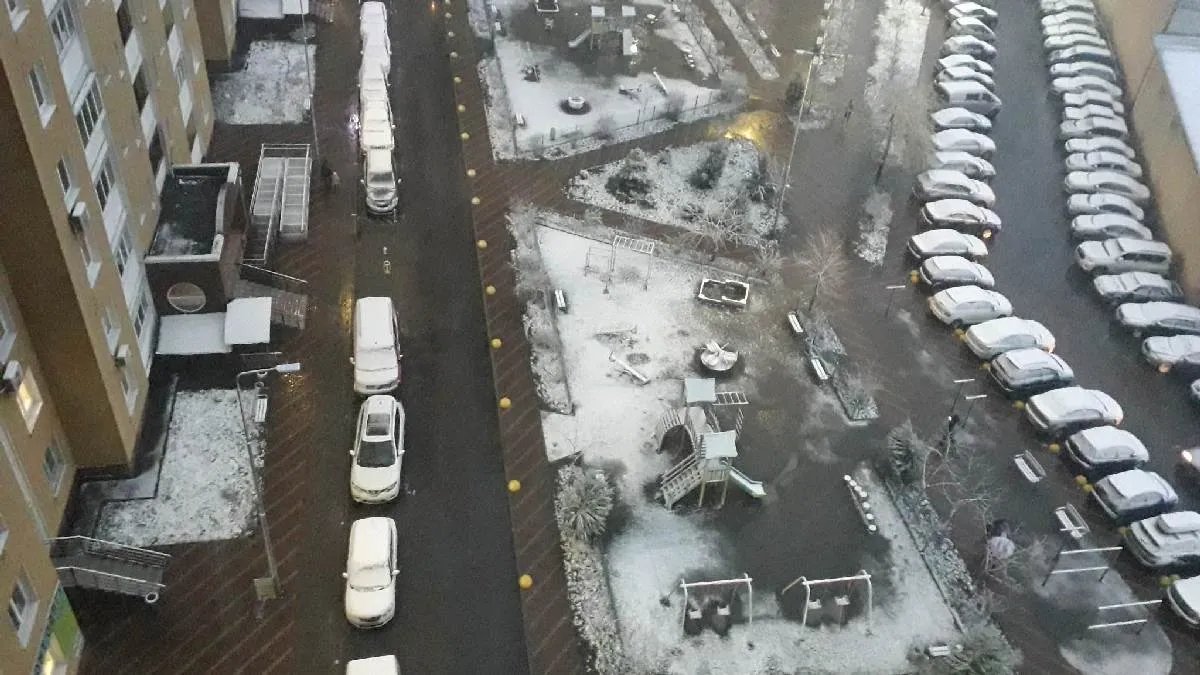 Снігопад у Києві 28 березня
