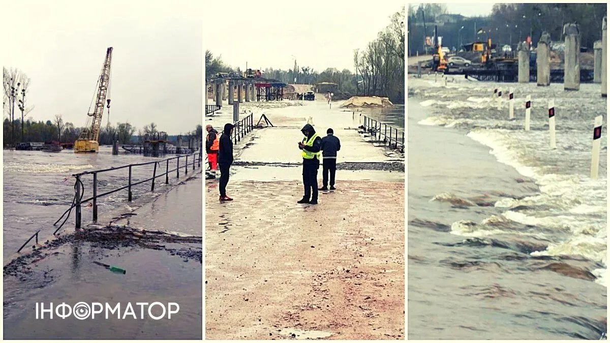 Улицы Иванкова затопило водой