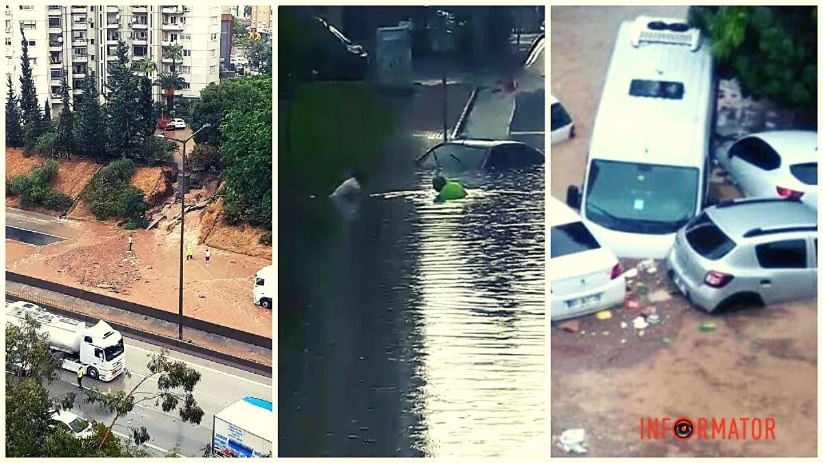 Місто Адана затопило після сильної зливи