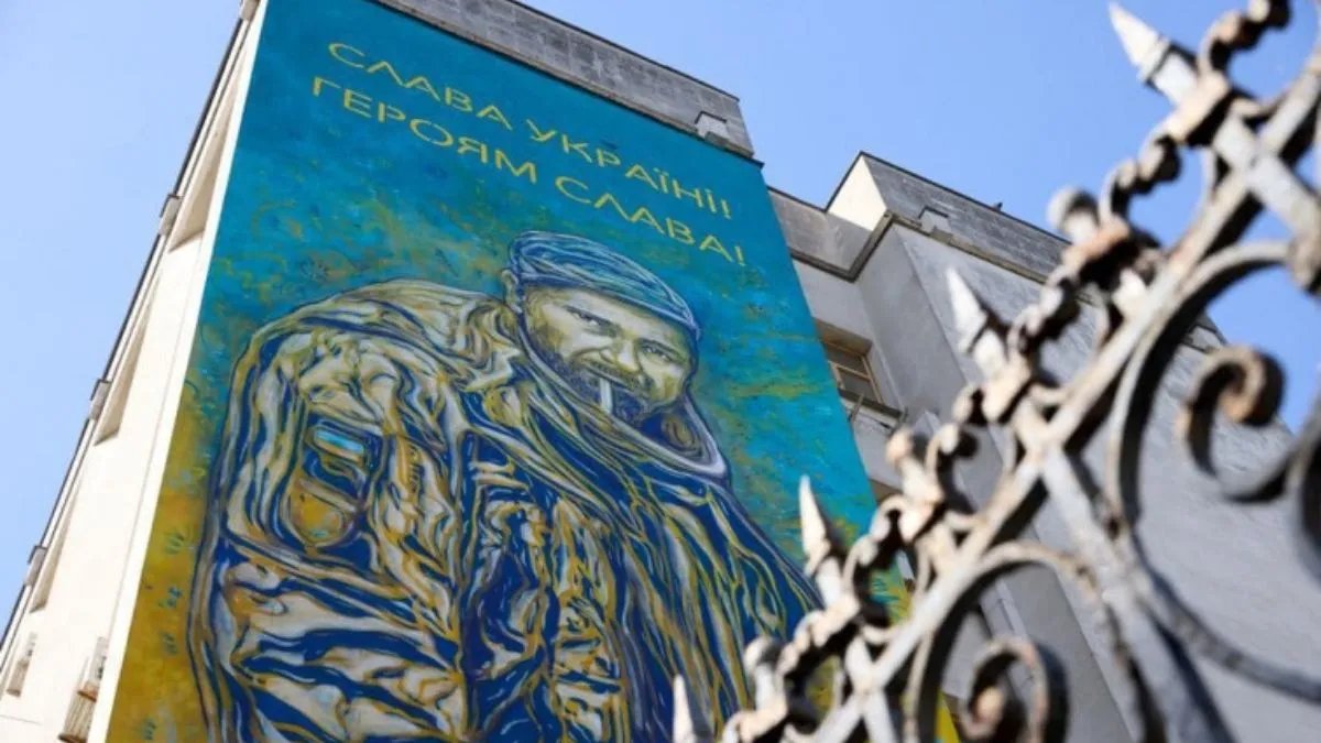 Мурал в Киеве