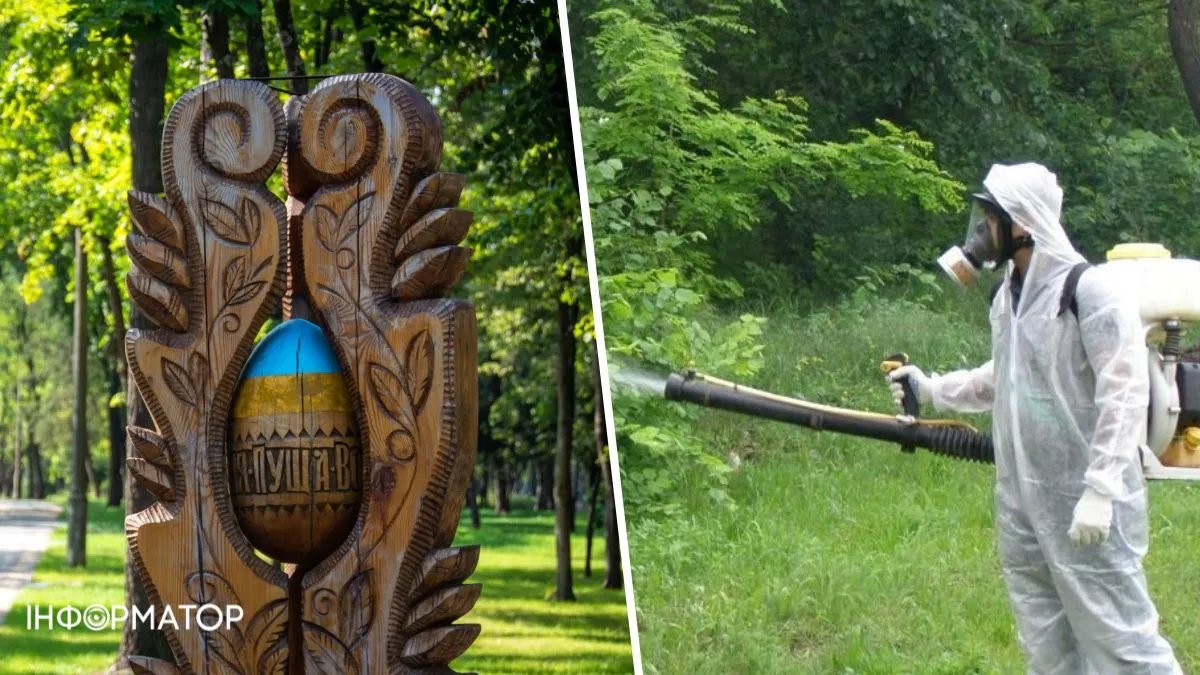 Обработка парков в Киеве