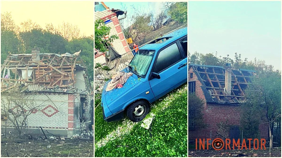 Россия попала в дачный массив в Тернополе, повреждены дома и авто