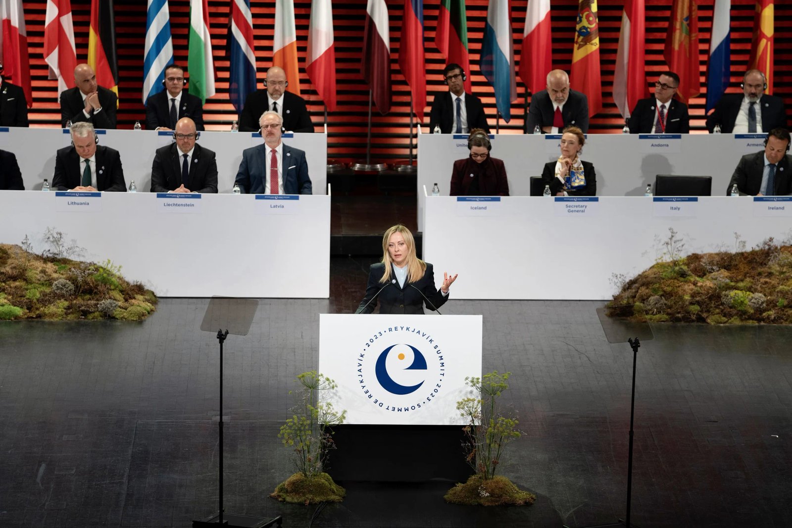 Виступ Мелоні на Саміті Ради Європи