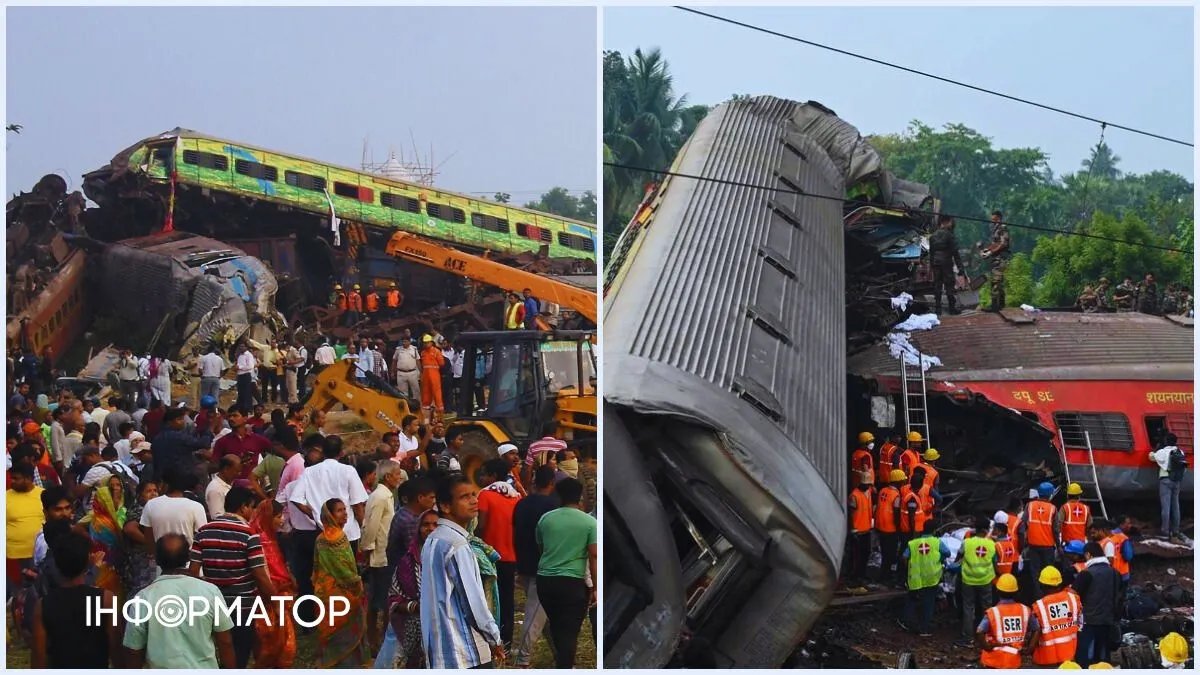 Количество жертв железнодорожной катастрофы в Индии стремительно растет