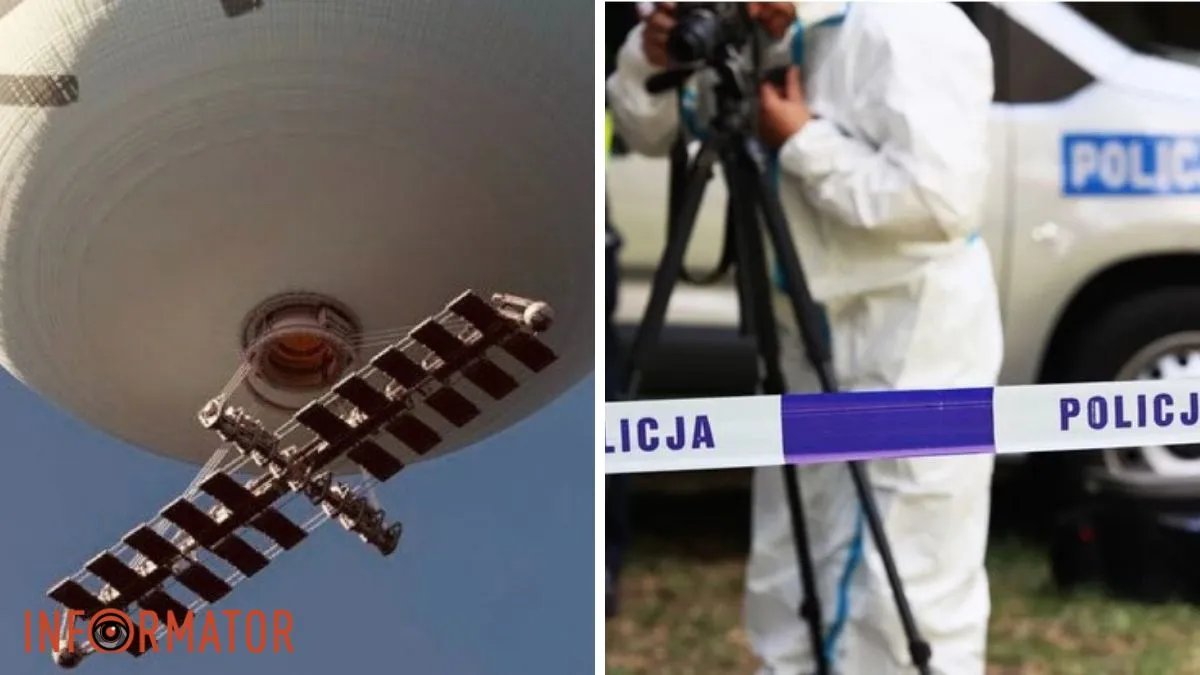 Метеорологічний чи шпигунський? Поблизу бази НАТО в Польщі знайшли уламки аеростату з кириличними буквами