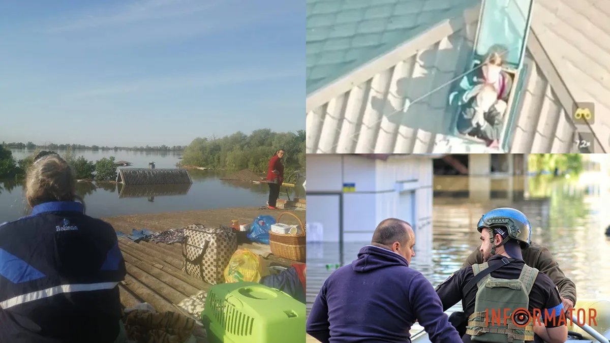 Последствия наводнения в Херсонской области