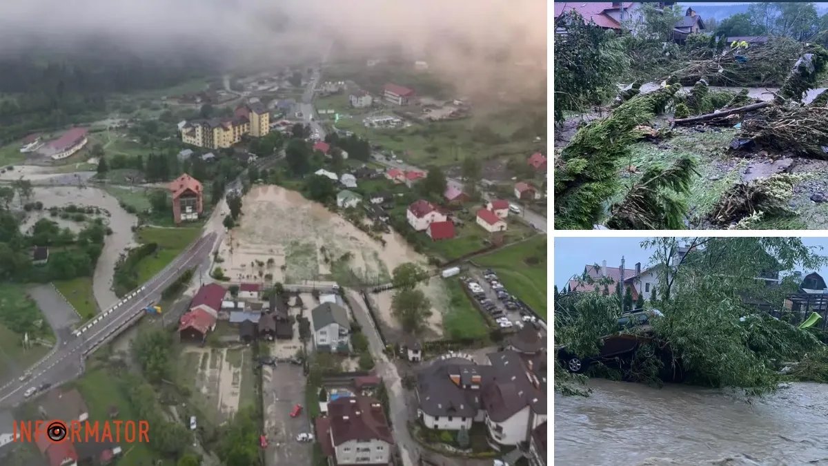 Підтоплення села Східниця Дрогобицького району
