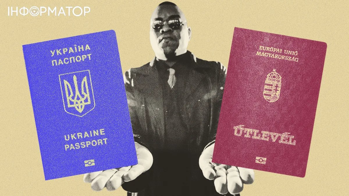 Український та угорський паспорт