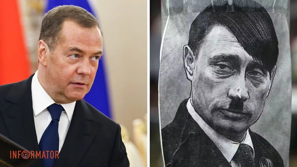 Дмитрий Медведев, Путин в виде Гитлера