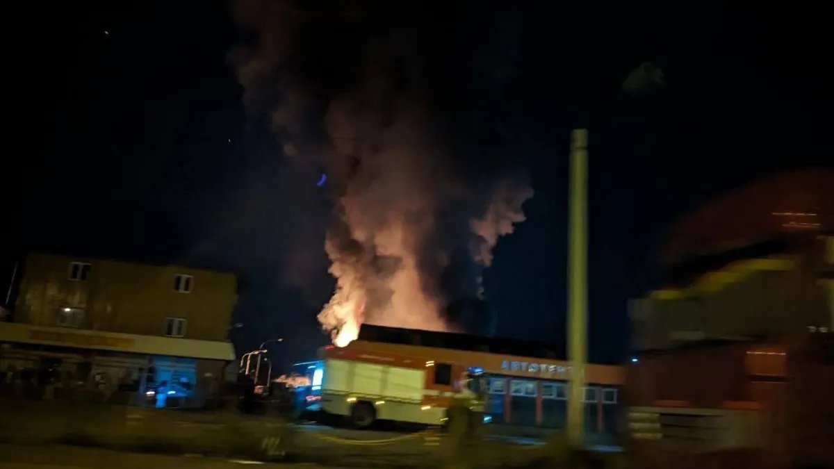пожар видно в Московской области