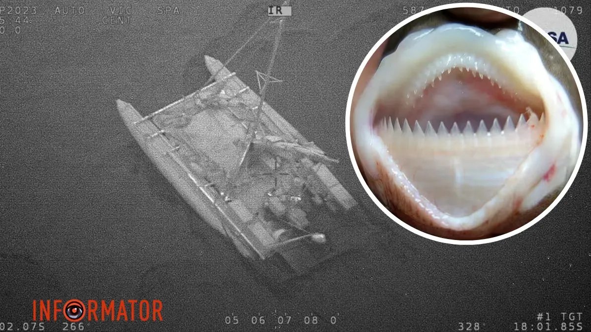 Катамаран и зубы акулы