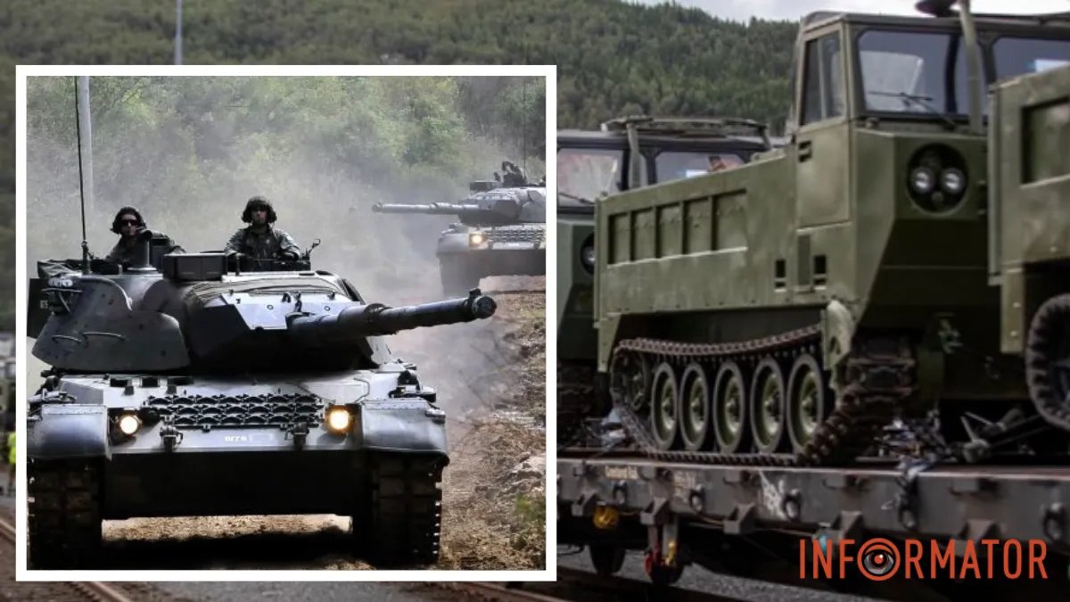 NM199 и танк Leopard 1