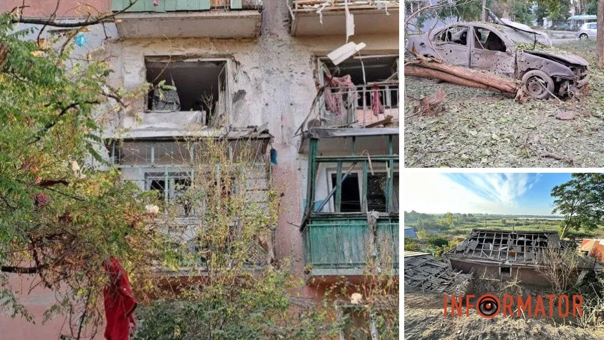 Зруйновані будинки на Херсонщині