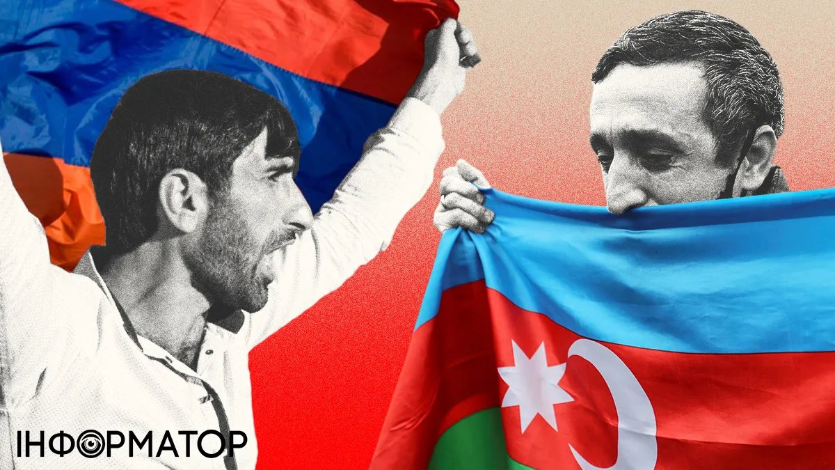 Вірмен та азербайджанець - колаж: Інформатор-Україна