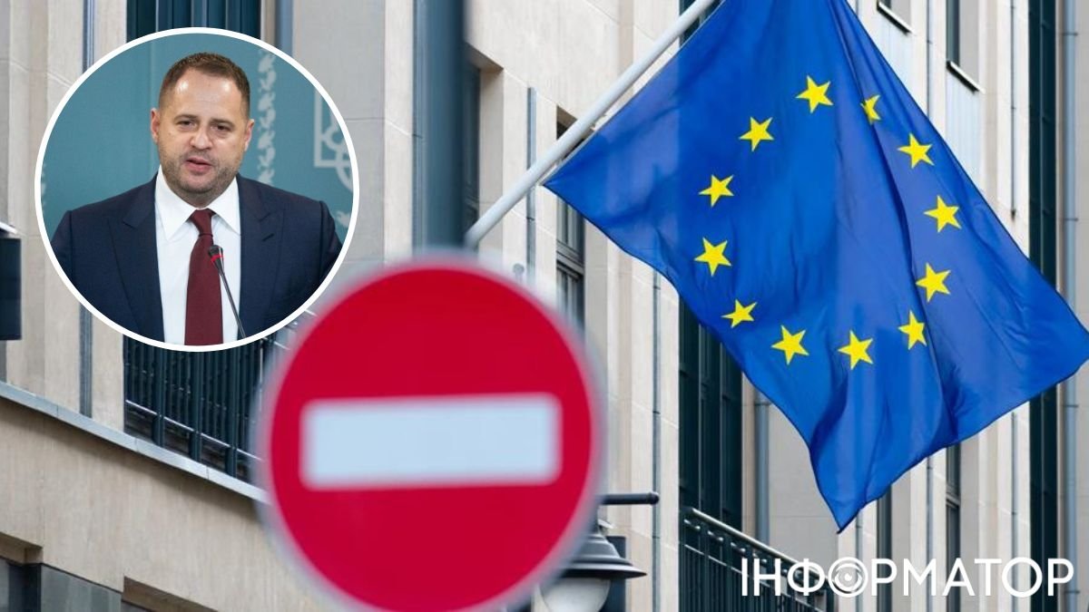 Андрей Ермак, ЕС, санкции