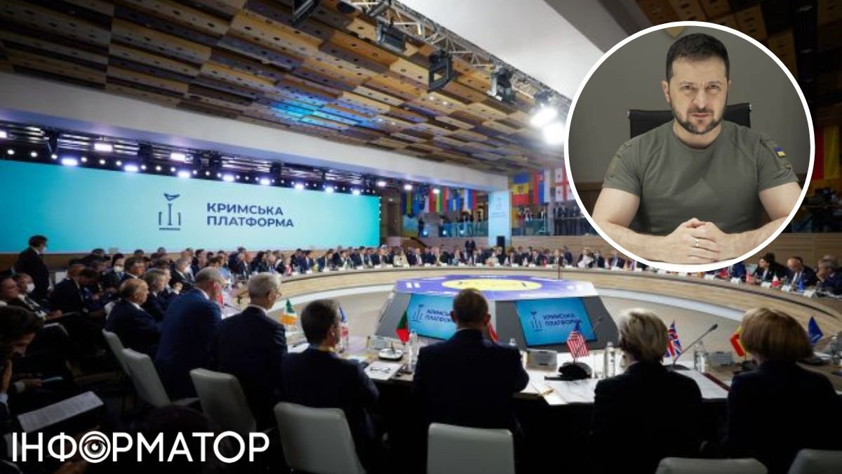 Зеленський виступив на саміті Кримської платформи