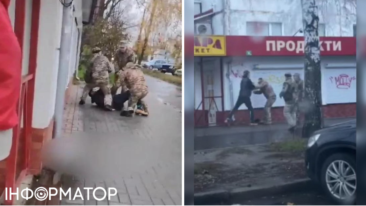 Избиение сотрудника ТЦК в Житомире